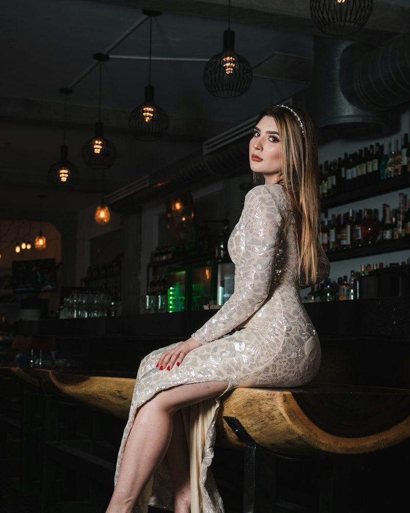 Sequin Evening Gown